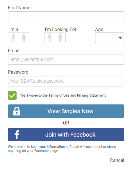 bbwcupid signup